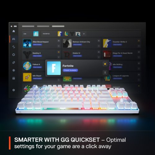 SteelSeries Apex Pro TKL Gen 3 Wired Mechanical OmniPoint Adjustable HyperMagnetic Gaming Keyboard  with Rapid Tap - White WORLDWIDE DELIVERY