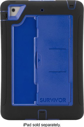  Griffin - Survivor Slim Case For Apple® iPad® mini, iPad mini 2 and iPad mini 3 - Black/Blue