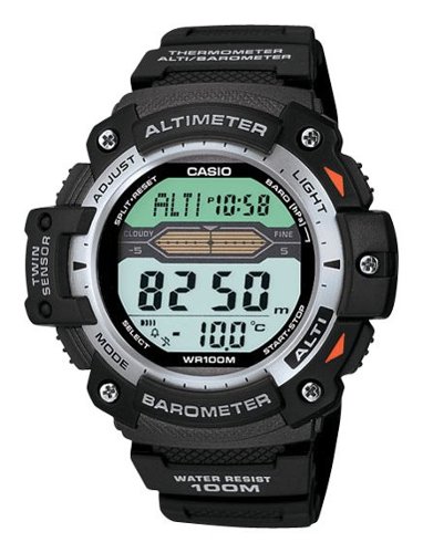  Casio - Men's Twin Sensor Multifunction Digital Sport Watch - Black