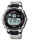 Casio - Men's Multifunctional Digital Sport Watch - Stainless Steel-Front_Standard
