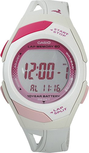 Casio - Women's Runner Eco-Friendly Digital Watch - White