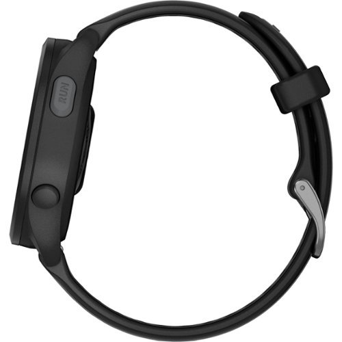 Garmin Forerunner 165 Music GPS Smartwatch 43 mm Fiber-Reinforced Polymer - Black/Slate Gray GLOBAL SHIPPING