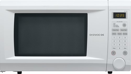  Daewoo - Touch Control 1.1 Cu. Ft. Mid-Size Microwave - White