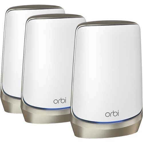 NETGEAR - Orbi 960 Series AXE11000 Quad-Band Mesh Wi-Fi 6E System (3-pack)