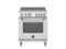 Bertazzoni - 30" Master Series range - Electric oven - 4 induction zones - Stainless Steel-Front_Standard