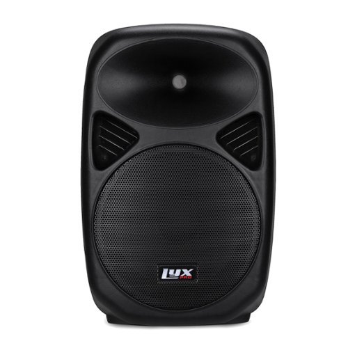 Lyxpro - 12 Inch Portable PA Speaker Powered, PA System with Equalizer SD Slot & Built-in Bluetooth-Front_Standard 