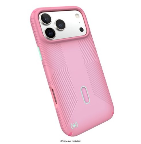 Speck Presidio Lux Grip ClickLock Case for Apple iPhone 17 Pro Max - Ibis Pink/Dark Ibis/Kanom Green BUY ONLINE
