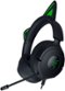 Razer - Kraken Kitty V3 X Wired Over-the-Ear Gaming Headset for PC, PlayStation, Nintendo Switch, Steam Deck, and Smartphone - Black-Front_Standard