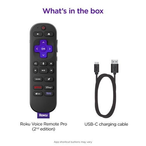 Roku Voice Remote Pro (2nd Edition) | Rechargeable Replacement Voice Remote, Backlit Buttons & Hands-Free Voice Controls - Black HOW TO BUY