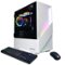 CyberPowerPC - Gamer Supreme Gaming Desktop - AMD Ryzen 7 9700X - 16GB Memory - NVIDIA GeForce RTX 4060 Ti 16GB - 2TB SSD - White-Front_Standard