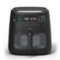 CRUX - 8-qt. Digital Air Fryer Kit with TurboCrisp - Black-Front_Standard