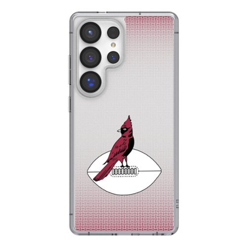 Keyscaper - Gridiron Classic Teams - Chicago Cardinals Linen Logo Galaxy Clear Case - S24 - Multicolor-Front_Standard 