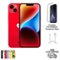 Apple - Refurbished Excellent - iPhone 14 Plus A2632 (Fully Unlocked) 128GB Bundle with Pre-Installed Tempered Glass - Red-Front_Standard