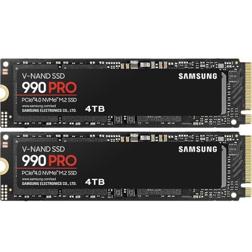 Samsung 990 PRO PCIe 4.0 NVMe M.2 SSD 4TB (2 Pack Bundle) MZ