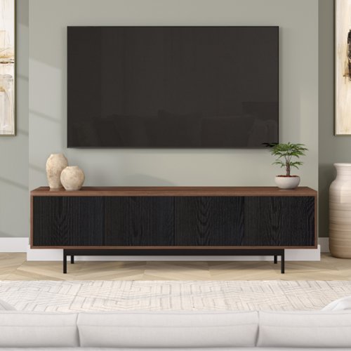 Camden&Wells - Dina TV Stand for Most TVs up to 75" - Obsidian/Warm Walnut-Front_Standard 