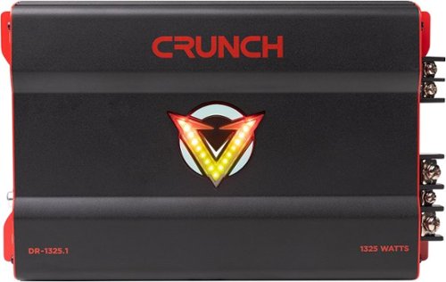 Crunch V-DRIVE 1325W Mono block Car Audio Amplifier - Black WORLDWIDE DELIVERY