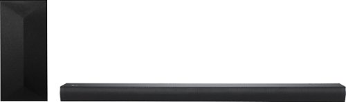  LG - Soundbar with Wireless Subwoofer - Black