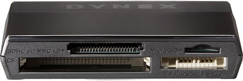  Dynex™ - USB 2.0 All-In-One Memory Card Reader - Multi