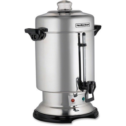  Hamilton Beach - 60-Cup Commercial Coffee Urn - Stainless-Steel