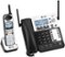 AT&T - SB67138 SynJ® Expandable 4-Line Corded/Cordless Small Business Phone System - Black/Silver-Angle_Standard 