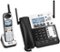 AT&T - SB67138 SynJ Expandable 4-Line Corded/Cordless Small Business Phone System - Black/Silver-Angle_Standard