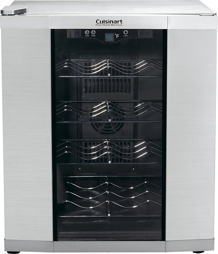  Cuisinart - Private Reserve 16-Bottle Wine Cellar - Stainless/Stainless look