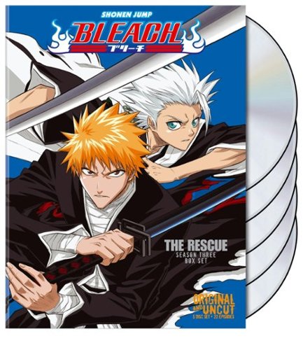  Bleach Uncut Box Set: Season 3 - The Rescue [5 Discs] [With Toy] [DVD]