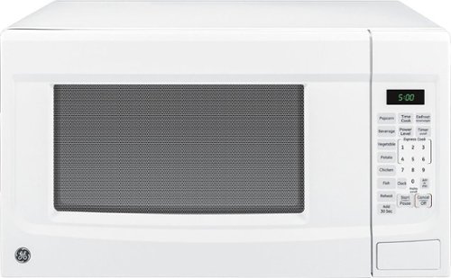 GE - 1.4 Cu. Ft. Mid-Size Microwave - White