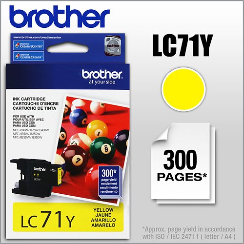  Brother - LC71Y Ink Cartridge - Yellow