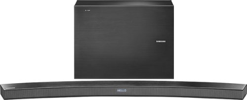  Samsung - 6000 Series 6.1-Channel Curved Soundbar with 7&quot; Wireless Subwoofer - Black