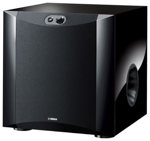  Yamaha - 10&quot; 250W Powered Subwoofer - High-Gloss Piano Black