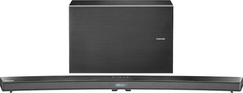  Samsung - 7000 Series 8.1-Channel Curved Soundbar with 7&quot; Wireless Active Subwoofer - Black