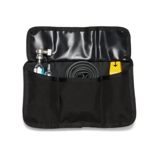 Chrome Industries Doubletrack Saddle Roll - Black WORLDWIDE DELIVERY