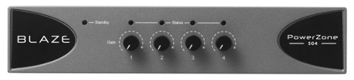 Sonance - Blaze PowerZone 504 – 500 W DSP-enabled Class-D amplifier with 4 channels (Each) - Black
