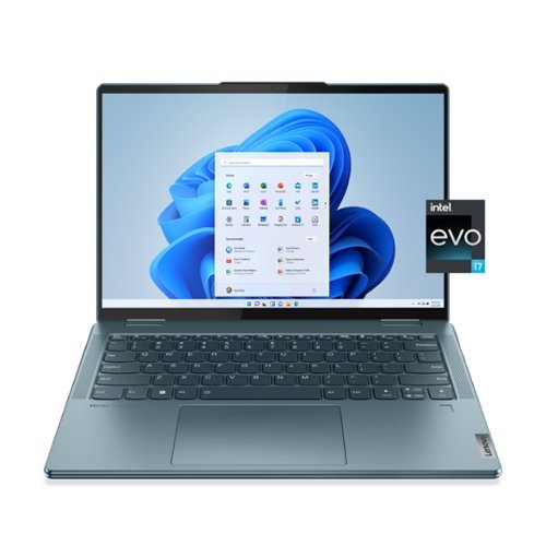  Lenovo - Yoga 7i 14&quot; 2.2K Touch 2-in-1 Laptop - Intel Evo Platform - Core i7-1255U - 16GB Memory - 512GB SSD - Stone Blue