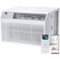 TCL - 350 Sq. Ft. 8,000 BTU Smart Window Air Conditioner - White-Front_Standard