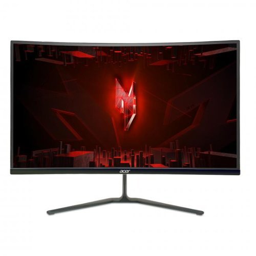 Acer - Nitro 27" WQHD 300Hz 1ms 1500R Curved Widescreen VA Gaming Monitor - Black-Front_Standard 