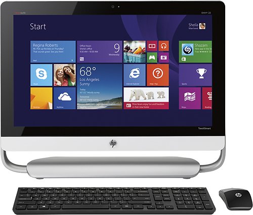  HP - ENVY TouchSmart 23&quot; Touch-Screen All-In-One Computer - Intel Core i5 - 8GB Memory - 1TB Hard Drive - Silver