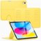 VIKESI - Magnetic Case for iPad 11" 2025 & 10.9" 10th/11th Gen, Shockproof, Pencil Holder, Auto Wake/Sleep, Multi-Angle Stand - Yellow-Front_Standard