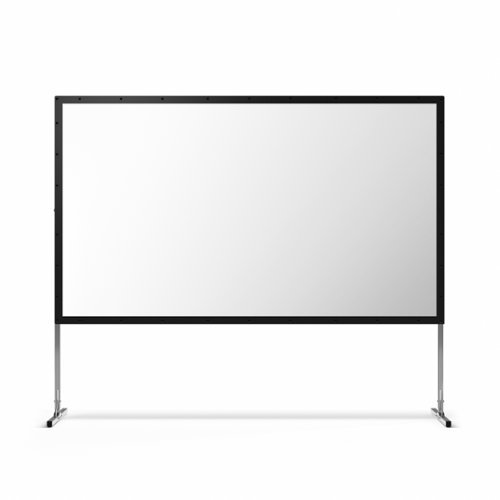 Valerion - 120” Outdoor Camping Portable Folding Matte White Screen，1.3db Gain，170° half gain viewing angle - Black