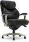 La-Z-Boy - Cantania Bonded Leather Executive Office Chair - Black-Front_Standard