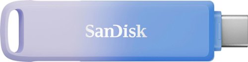 SanDisk - Creator Phone Drive 256GB USB-Type C and Lightning connectors - blue