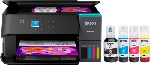 Epson EcoTank ET-2980 Wireless All-in-One Color Supertank Inkjet Printer - Black