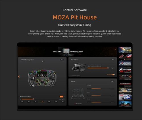 Moza Racing R12 V2 Direct Drive Sim Racing Wheelbase for PC - Black BUY IN AUSTRALIA