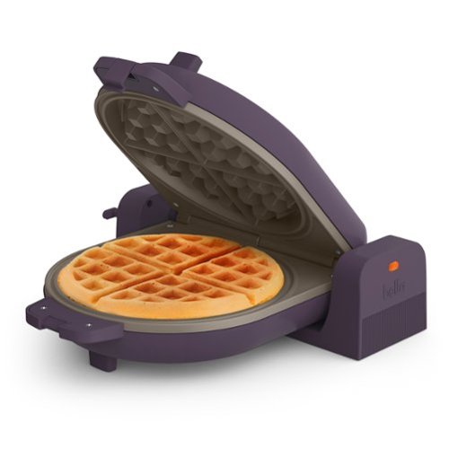 Bella - Fits-anywhere Kitchenware: Flip & Store Waffle Maker - Plum
