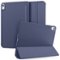 DTTO - Case for iPad (A16) 11th Gen11- Inch 2025, for iPad 10th Gen 2022 ,Matte Frosted Shockproof Back ,Auto Sleep/Wake - Midnight Blue-Front_Standard