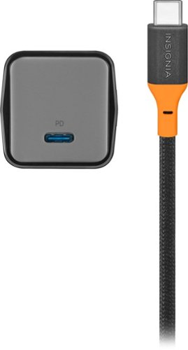 Insignia™ 45W Compact Wall Charging Kit for USB-C Smartphones, Tablets and More - Dark Gray GLOBAL SHIPPING