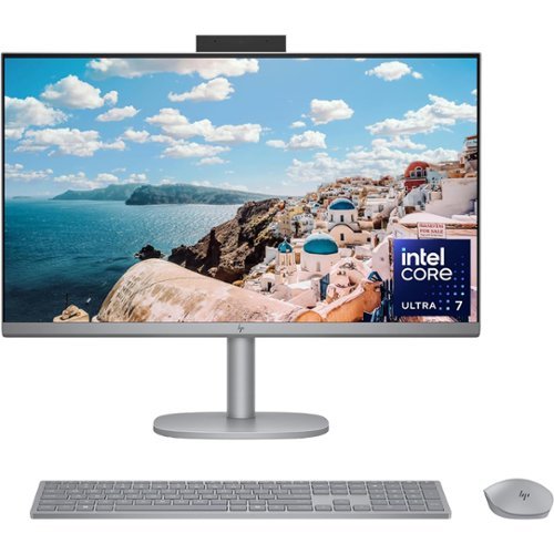 HP - OmniStudio X 27" Touch Intel Ultra 7 155H 16GB/1TB All-in-One Desktop PC A82XXAA#ABA - Meteor Silver-Front_Standard 