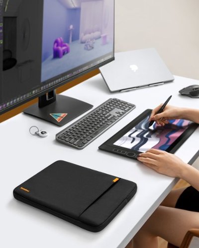 tomtoc Defender-A13 360° Protective Recycled Laptop Sleeve Bag Case for 14-inch MacBook Pro M4/M3/M2/M1 Pro/Max 2024-2021 - Black BUY IN EUROPE