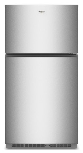  Whirlpool - 21.3 Cu. Ft. Wide Top Freezer Refrigerator with Total Coverage Cooling - Fingerprint-Resistant Stainless Finish
